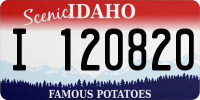 ID license plate I120820