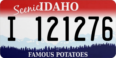 ID license plate I121276