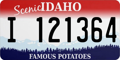 ID license plate I121364