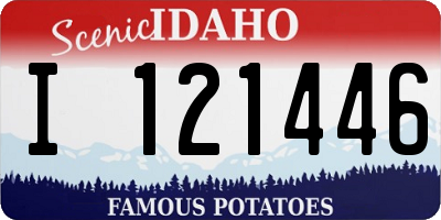 ID license plate I121446