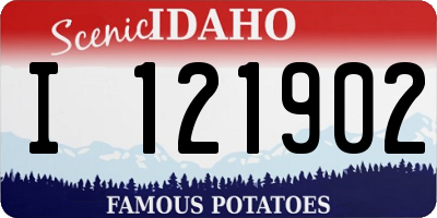 ID license plate I121902