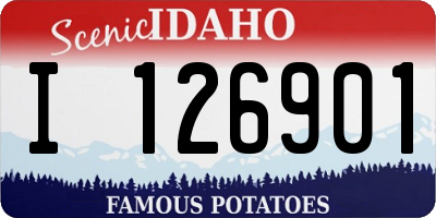 ID license plate I126901