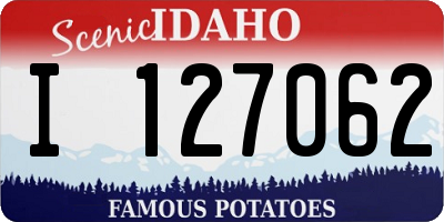 ID license plate I127062