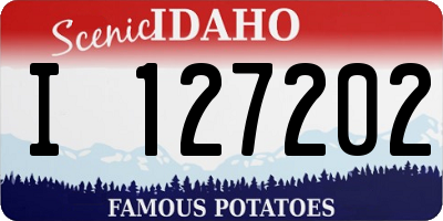 ID license plate I127202