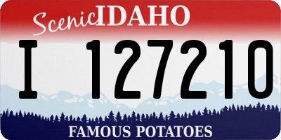 ID license plate I127210