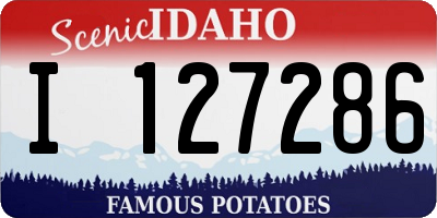 ID license plate I127286