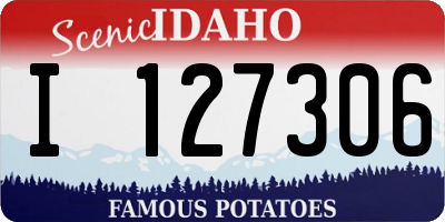 ID license plate I127306