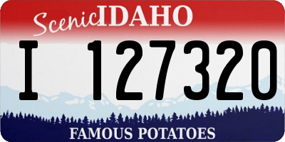 ID license plate I127320