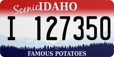 ID license plate I127350