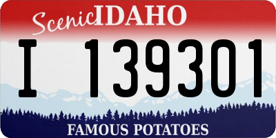 ID license plate I139301