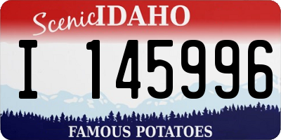 ID license plate I145996
