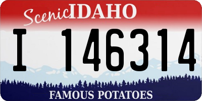 ID license plate I146314