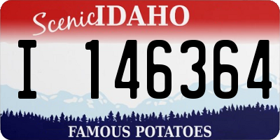 ID license plate I146364