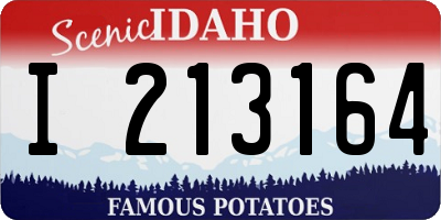 ID license plate I213164