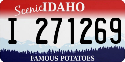 ID license plate I271269