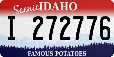 ID license plate I272776