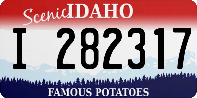 ID license plate I282317