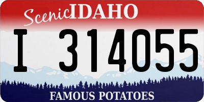ID license plate I314055