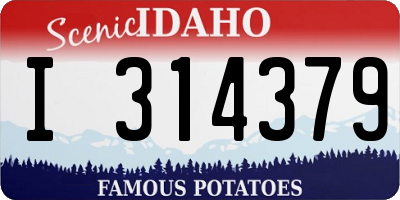 ID license plate I314379