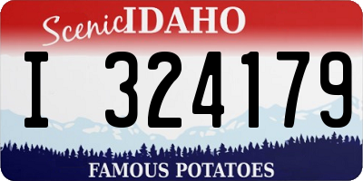 ID license plate I324179