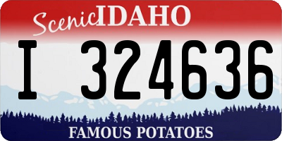 ID license plate I324636