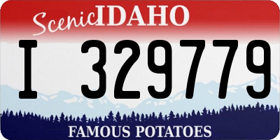 ID license plate I329779