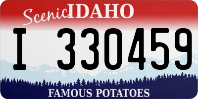 ID license plate I330459