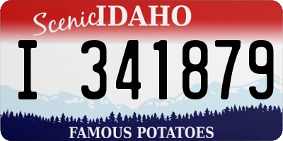 ID license plate I341879