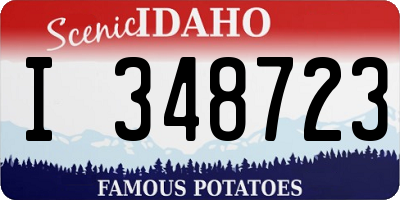ID license plate I348723