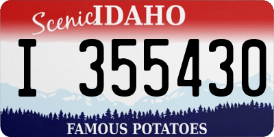 ID license plate I355430