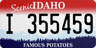 ID license plate I355459