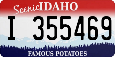 ID license plate I355469