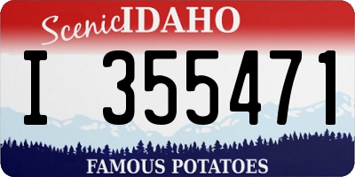 ID license plate I355471