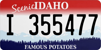 ID license plate I355477
