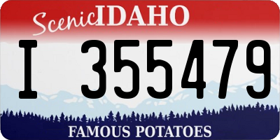 ID license plate I355479