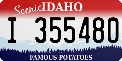 ID license plate I355480