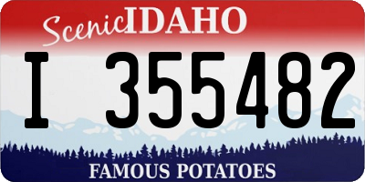 ID license plate I355482