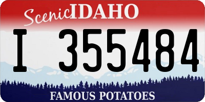 ID license plate I355484