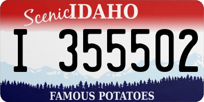 ID license plate I355502