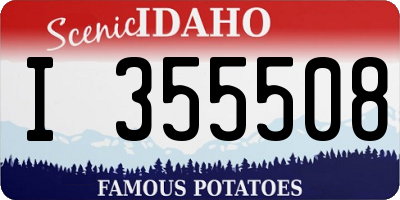 ID license plate I355508