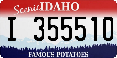 ID license plate I355510