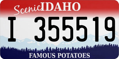 ID license plate I355519