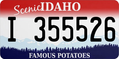 ID license plate I355526