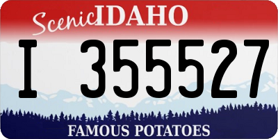 ID license plate I355527