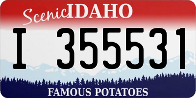 ID license plate I355531