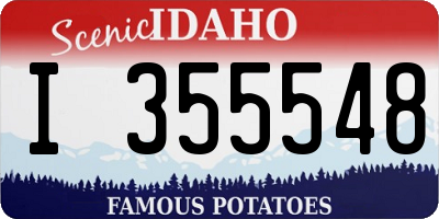 ID license plate I355548