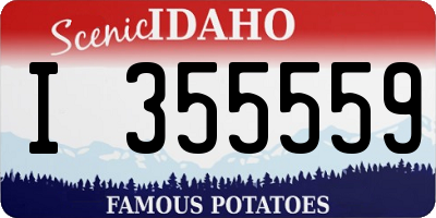 ID license plate I355559