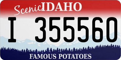 ID license plate I355560