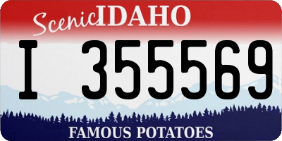 ID license plate I355569
