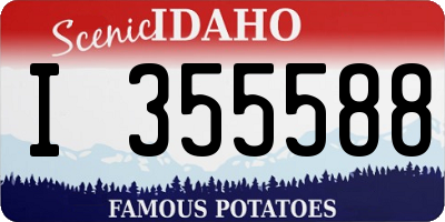 ID license plate I355588